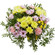 bouquet of spray chrysanthemums and carnations. Kiev